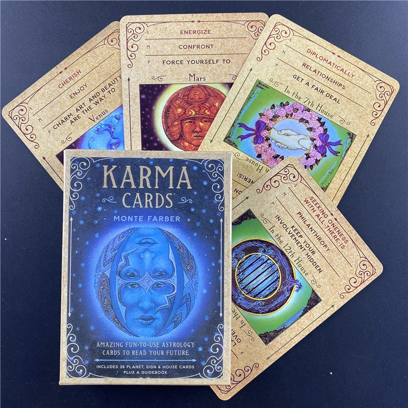 KarmaCardsTarotCardsFortuneGuidanceTellingDivinationDeckBoard