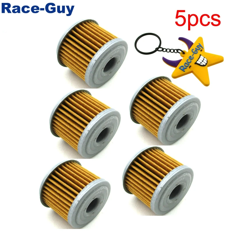 Motorcycle Fuel Filter 5pcs Oil Filter For Honda CRF250X CRF250R 2004-2013