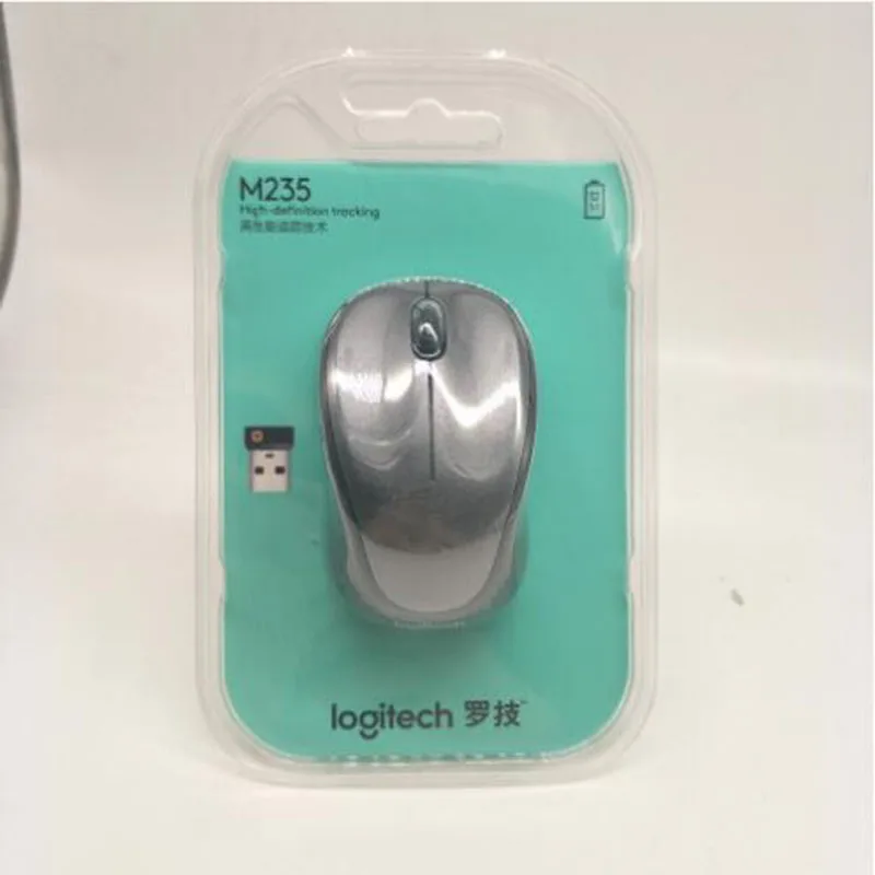 Logitech M235 USB Беспроводной Unifying Мышь оптический 1000 Точек на дюйм 2 4 GHz 3 Кнопки