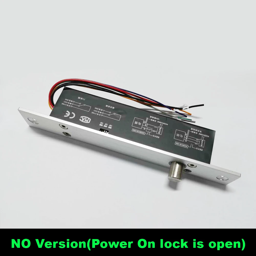 Electronic Lock Electric Lock Magnetic Output with Time delay DC 12V Fail Safe fail Secure Bolt Mortise Door Lock NC/NO