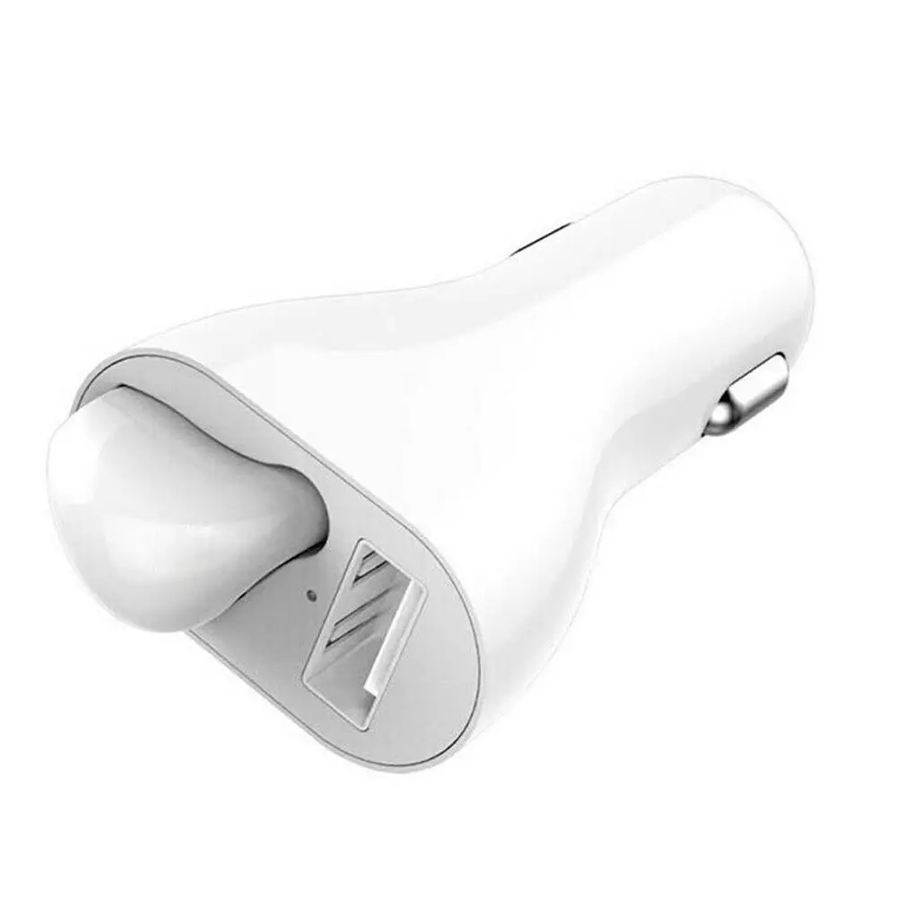 USB Автомобильное зарядное устройство Bluetooth гарнитура 2 в 1 Беспроводные 5,0 умные спортивные наушники на открытом воздухе