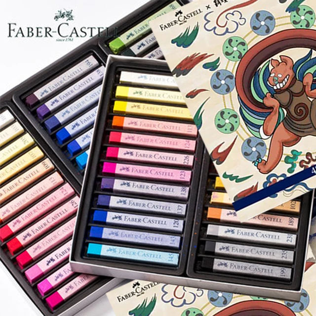 Faber-Castell Gel Crayons - 12 Vibrant Colors In Durable Storage Case