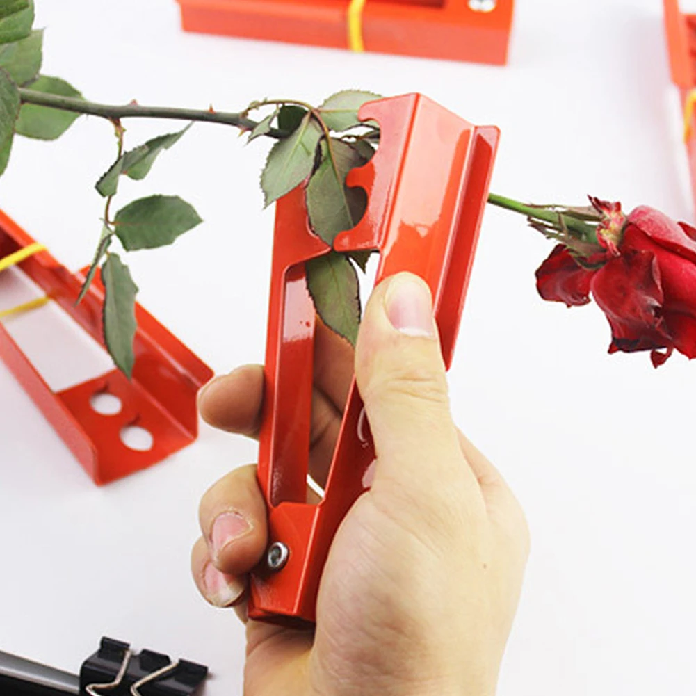 Rose Plier Removing Burrs Garden Tool Flower Cut Tool Florist Metal Flower Rose Thorn Stem Leaf Stripper Pruning Flower Branches