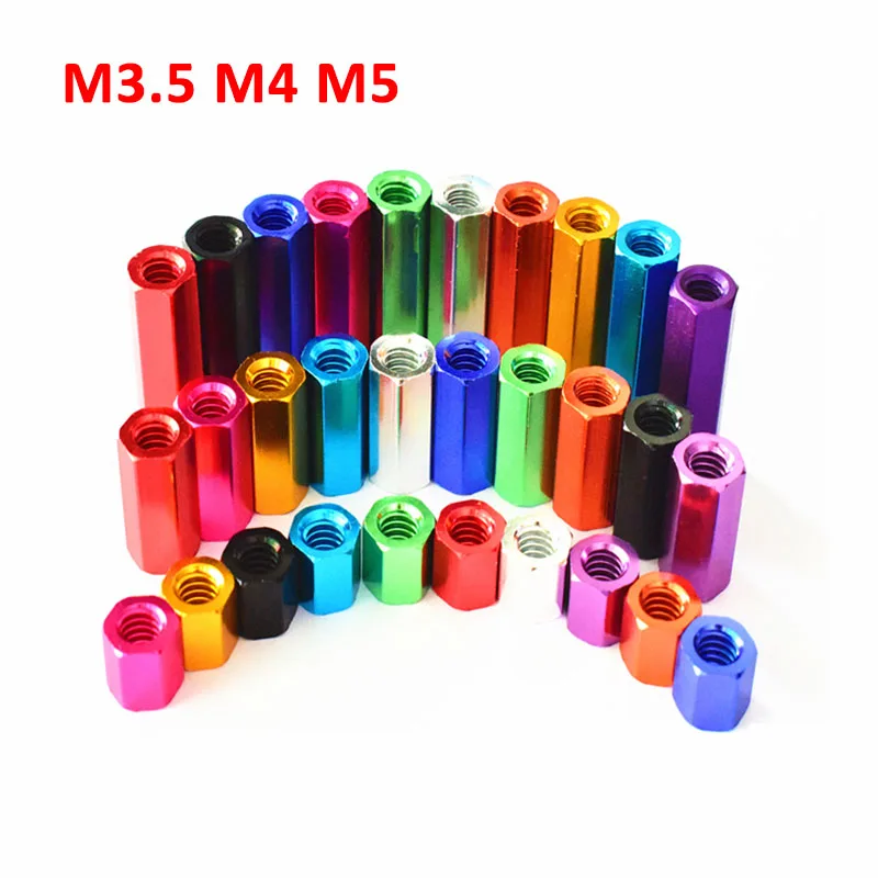 Suleve M3AS11 10Pcs M3 20mm Aluminum Alloy Standoff Spacer Round Column