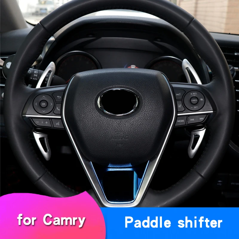 Для toyota camry 2018 автомобильные аксессуары Camry рулевое колесо сдвиг весло патч