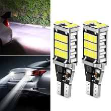 2 шт., Автомобильные светодиодные лампы Canbus T15 для Hyundai Solaris 2 Elantra i30 i35 i40 Tucson Kona 2015 2016 2017 2018