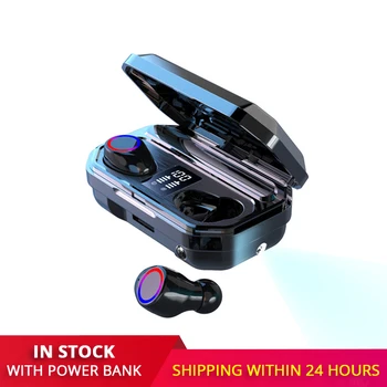 

New TWS Wireless Earbuds Bluetooth Headphone Sports Earphones Gaming Headset Portable Led Display With Power Bank fone de ouvido