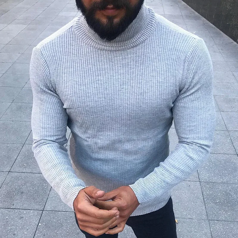 Shujin несколько стилей модный свитер для мужчин пуловеры водолазка Slim Fit Джемперы трикотажные Woole теплая Повседневная одежда