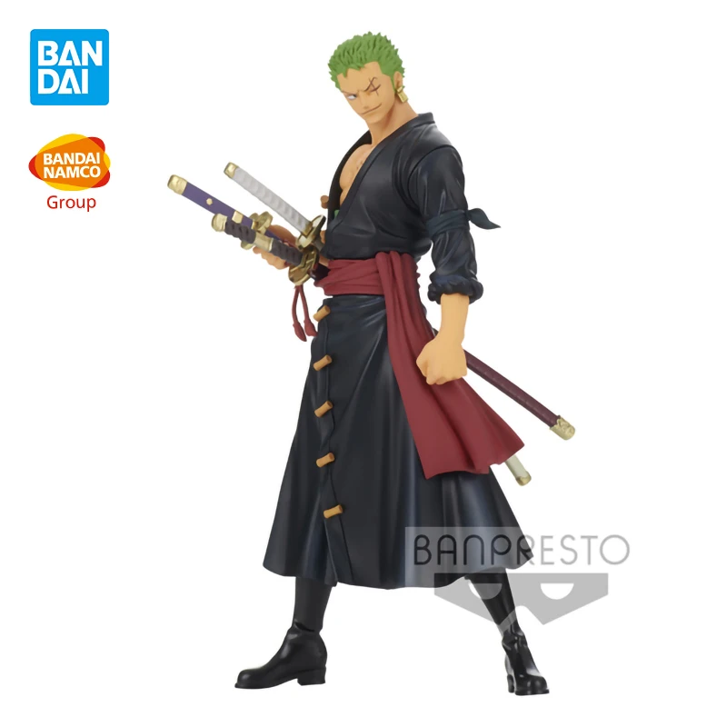BANDAI banpresto DXF anime Figurals One Piece Wano Country Roronoa Zoro Action Figure Toys Model Brinquedos | Игрушки и хобби