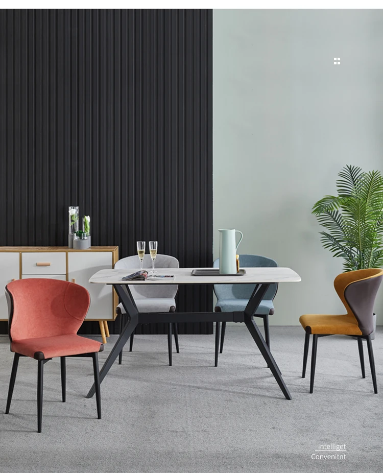 Dining Chair Nordic Fabric Make Up Hotel Dining Chairs 4 Colors Desk Chair Chaises Salle Manger кресло для отдыха Dining Chair Nordic Fabric Make Up Hotel Dining Chairs 4 Colors Desk Chair Chaises Salle Manger кресло для отдыха