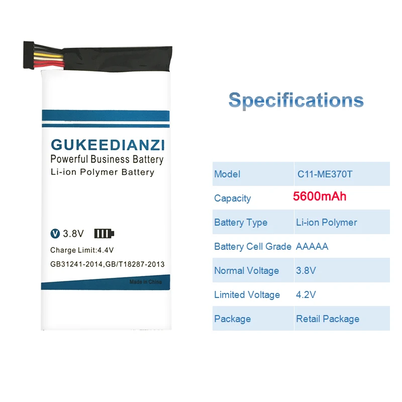 GUKEEDIANZI C11-ME370T 5600 мАч батарея для Asus Google Nexus 7 Nexus7 2012 Wifi версия Tab планшетный ПК ноутбук замена батареи