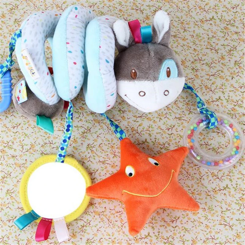 Baby Toys Crib Bumper Newbron Cloth Book Infant Rattles Knowledge Around Multi-Touch Colorful Bed Bumper Baby Toys 0-12 Months