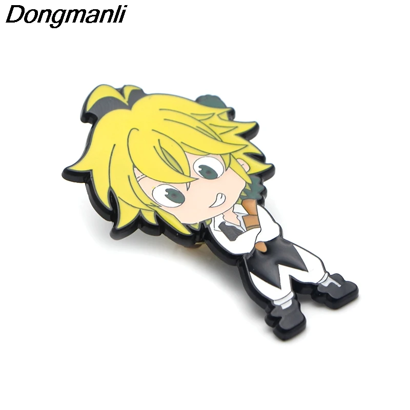 P3725 Dongmanli Kingdom Hearts металлическая Глянцевая булавка и броши для женщин модные лацканы рюкзак сумки значок подарки