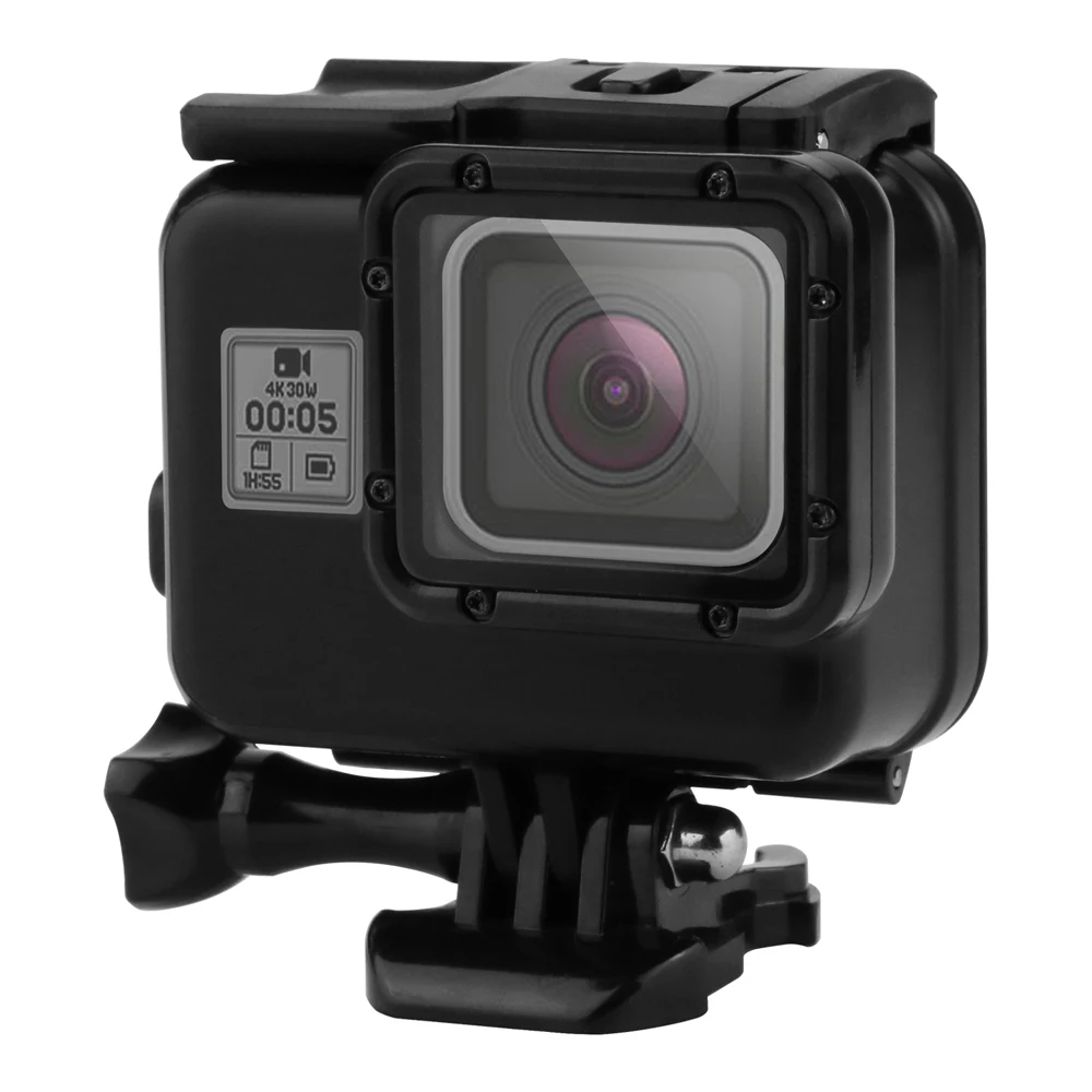 SHOOT 45m Подводный Водонепроницаемый чехол для GoPro Hero 7 6 5 Черный Защитный чехол для дайвинга крепление для корпуса для Go Pro аксессуар