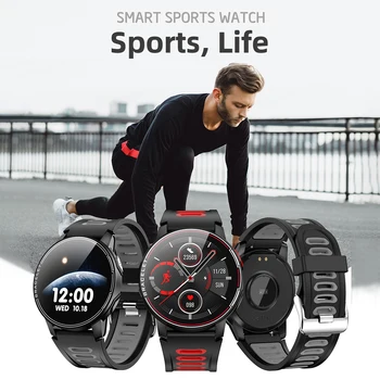 

L6 Smart Watch Body Temperature Heart Rate Monitor Measurement Waterproof Wearable Devices Multi Sport Mode Smart Bracelet
