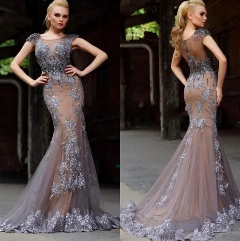 

elegant 2018 appliques lace beaded mermaid women pageant formal prom party evening gown vestido mother of the bride dresses