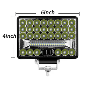 

6000K LED Work lights Waterproof 144W 48LED Driving Truck 4WD Off-road