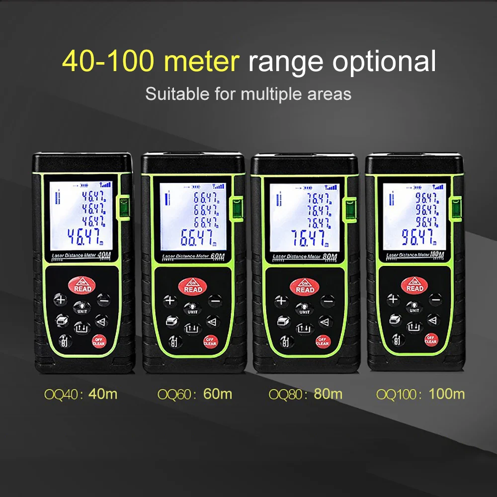 YIMAKER Handheld Laser Range Finder Laser Rangefinder Electronic Digital Ruler Diastimeter Measure 40M 60M 80M 100M YIMAKER Handheld Laser Range Finder Laser Rangefinder Electronic Digital Ruler Diastimeter Measure 40M 60M 80M 100M