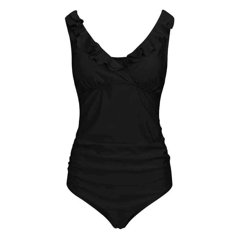 Pregnant Woman Maternity Backless Bikinis Falbala Ruffle One-piece Swimming Suit women sport swimsuits,women swim dresses,women bikini sets