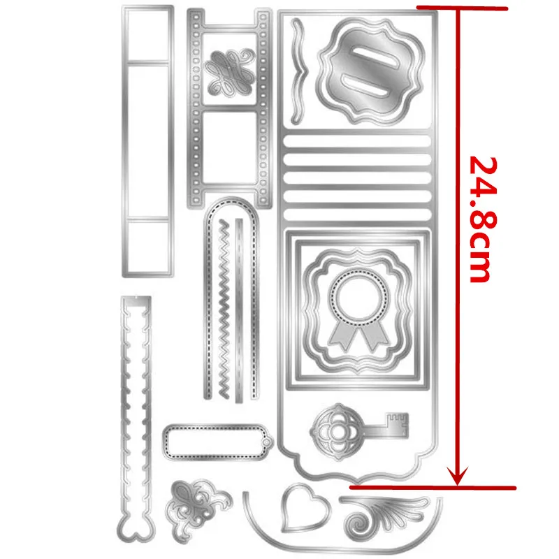 Альбом металлические Вырубные штампы для скрапбукинга и бумажных открыток новые вырубки
