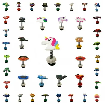 

4pcs/lot Mickey Avenger Spring PVC Croc Charms Star Wars Standing Shoe Charms Shoe Accessories Jibz Birthday Gifts For Kids