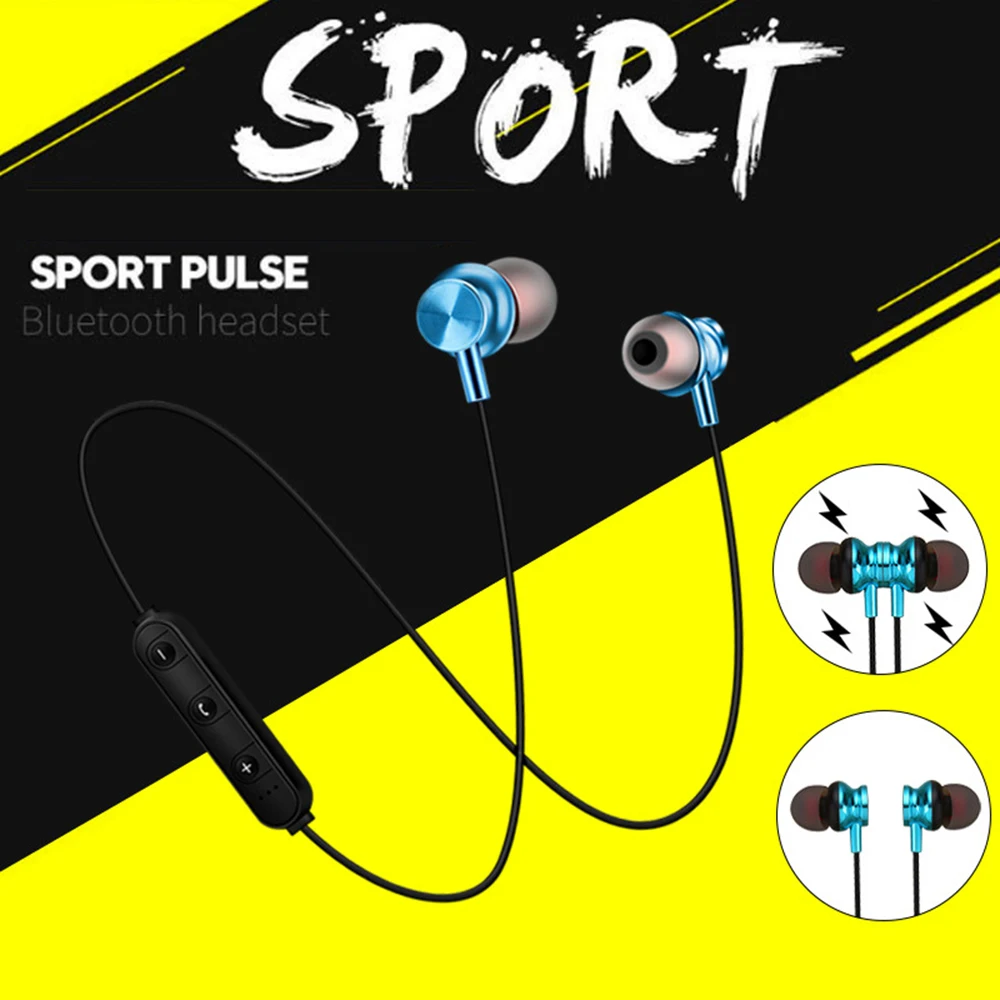 ERILLES новейшая беспроводная Bluetooth гарнитура XT11 магнитные спортивные наушники с микрофоном стерео наушники для всех смартфонов