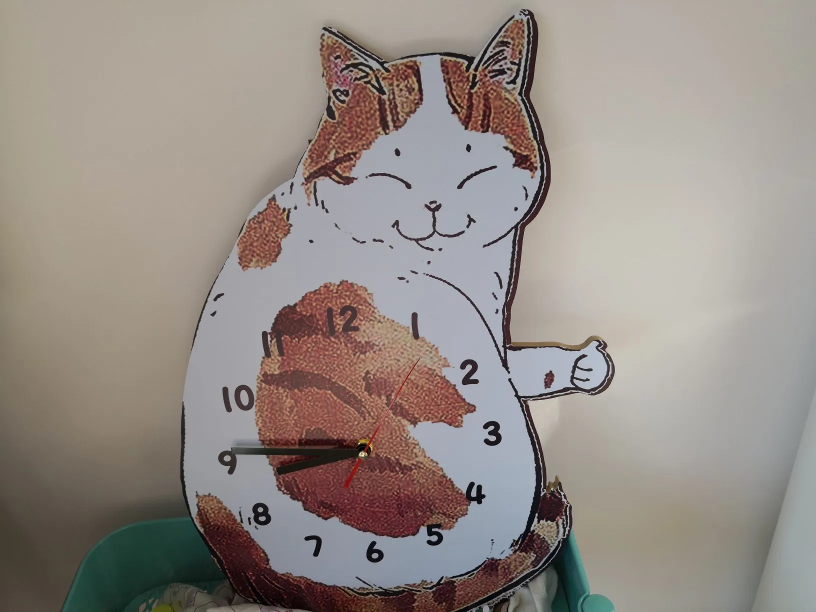 Литературной мультфильм cat гостиная модные бытовые современный Ши Ин часы креативное искусство немой настенные часы с изображением кошек