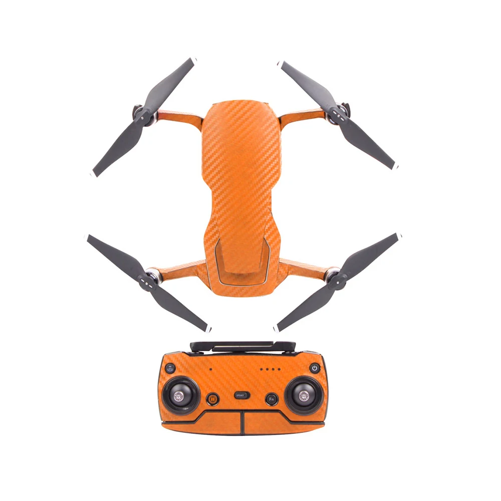 Waterproof PVC Carbon Grain Graphic Stickers Full Set Skin for DJI MAVIC AIR