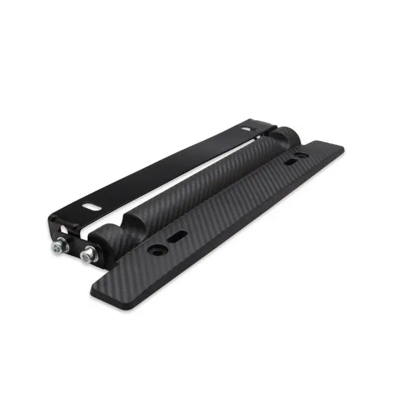 Universal Racing Carbon Fiber Adjustable Number Car License Plate Frame