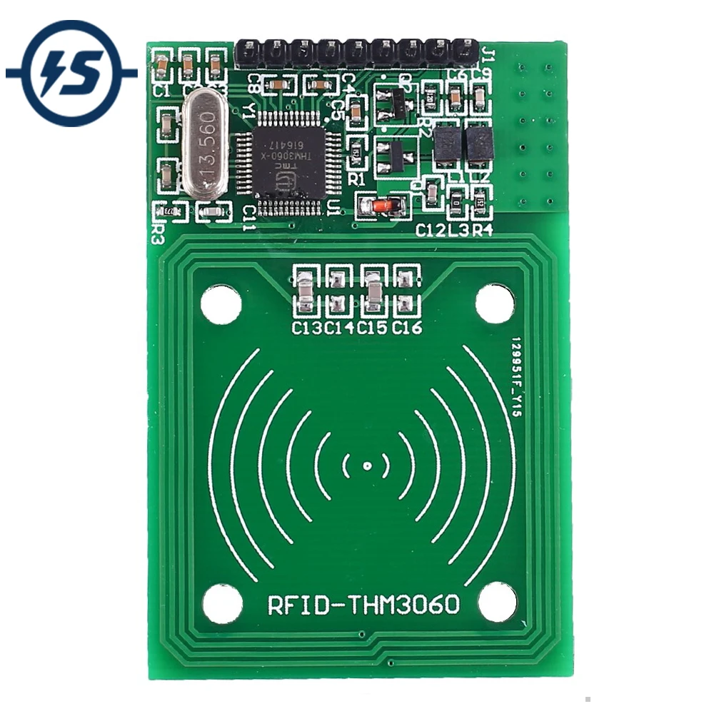 

RFID Frequency Non-contact Reader Wireless Module THM3060 13.56MHz RC522 Support for ISO14443A ISO14443B ISO15693 Mifare1 S70