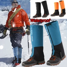 Новинка; водонепроницаемые лыжные ботинки унисекс; гетры; велосипедная обувь; покрытие для кемпинга, пешего туризма; лыжные ботинки; зимние, охотничьи, треккинговые, альпинистские гетры