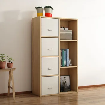 

modern bookshelf toy storage cabinet storage cabinet wooden cabinet domestic bookshelf storage rack with drawer cabinet