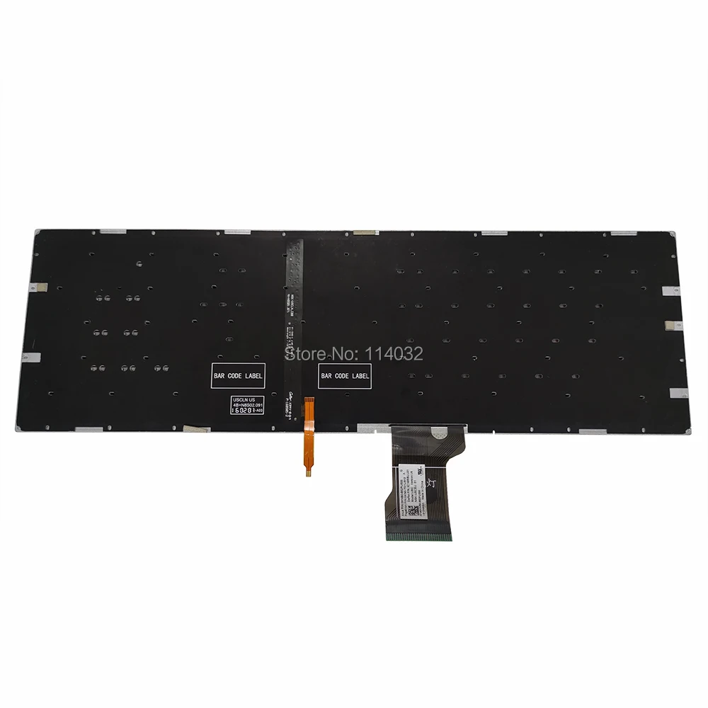 Teclados para Asus Teclado Retroiluminado Substituição 502 Gl502v vm vt Eua Inglês Preto kb Laranja Chaves 0knb0 662pus00 Venda Gl502 gl - Imagem 2