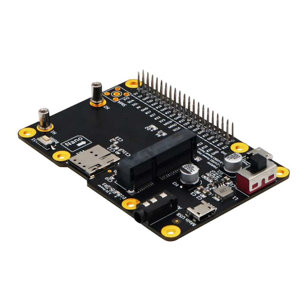 Мини 3G/4G/LTE модуль шляпа для Raspberry Pi/Samsung ARTIK/Latte Panda/ASUS Tinker Плата расширения