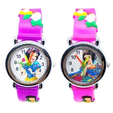 Топ Роскошные девушки часы для детей студентов часы женские часы для детей подарок на день рождения ребенка мультфильм принцесса детские кварцевые часы