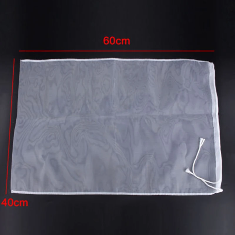 

100-300Mesh Homebrew Filter Bag W/ String Hop Home Brew Beer Wine Making Supply