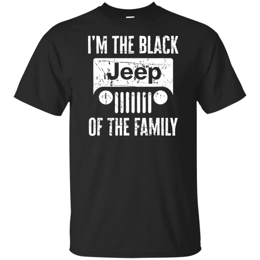 Men'S I'M The Black Jeeps Of The family Jeeps футболка Размер Basic Базовая модельная рубашка