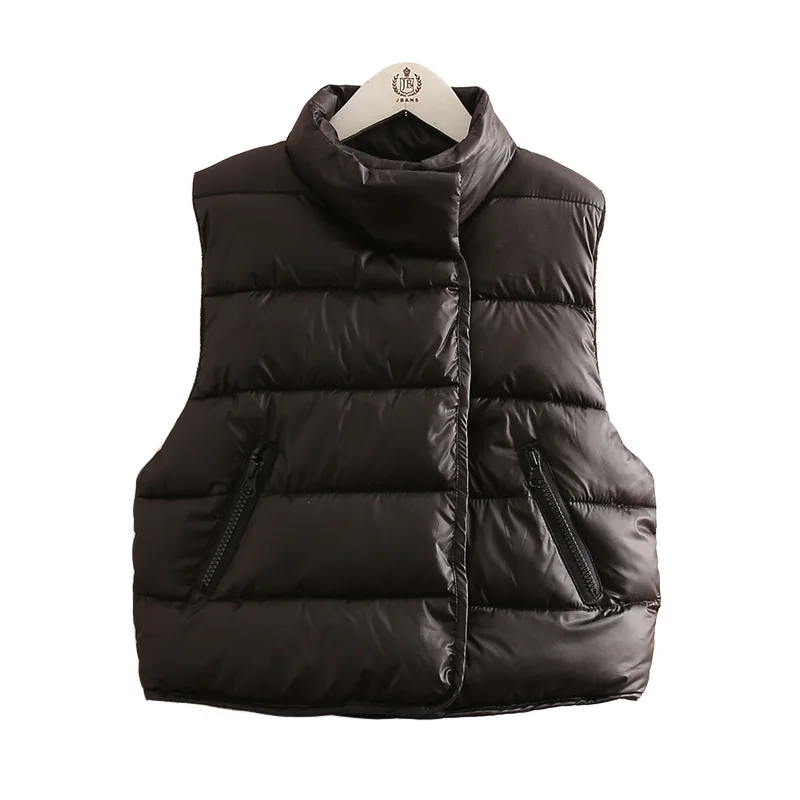 

Fashion Baby Solid Color Vest 2019 Winter New Girls Round Neck Zipper Children's Thick Coat Childrens Coats Girls