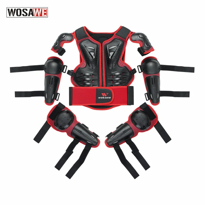 New 5-14 Year Outdoor Skating Snowboard Kids Body Chest Spine Protector Protective Guard Moto Dirt Bike Jacket Child Armor Gear