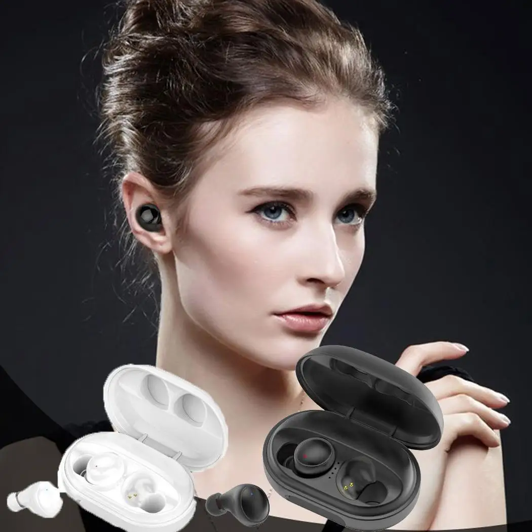 Waterproof Bluetooth Earphones Bass In-Ear Sport 5h Headsets 10 meters 95dB with IPX8 Charging 3500MAH 16 Box