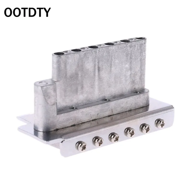OOTDTY 1 Set 6 Strings Chrome Guitar Tremolo Bridge With Bar For FD ST suit for guitar
