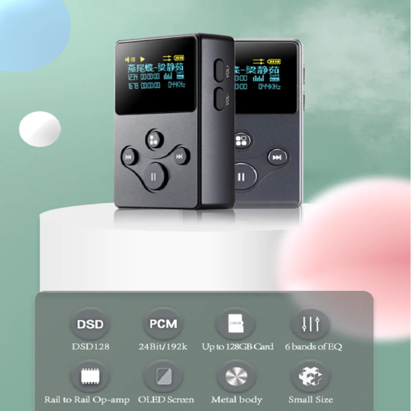 Xduoo   ս MP3  ÷̾, ޴ HiFi Op-Amp , DSD128 PCM 24 Ʈ/192K ڵ FLAC WAV, X2S