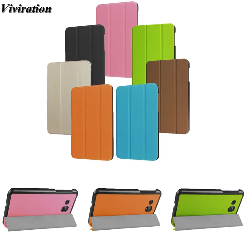 New Flip Tablet Case For Samusng Galaxy Tab A A6 7.0 Inch 2016 SM-T280 T280 T285 Smart Case Tablet Stand Cover Protective Shell