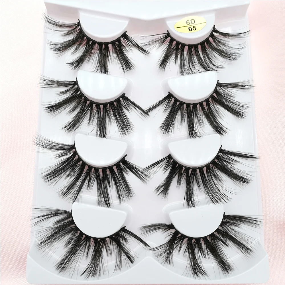 

6D Light Feather False Eyelashes Thick and Naturally Slender, Lightweight and No Load