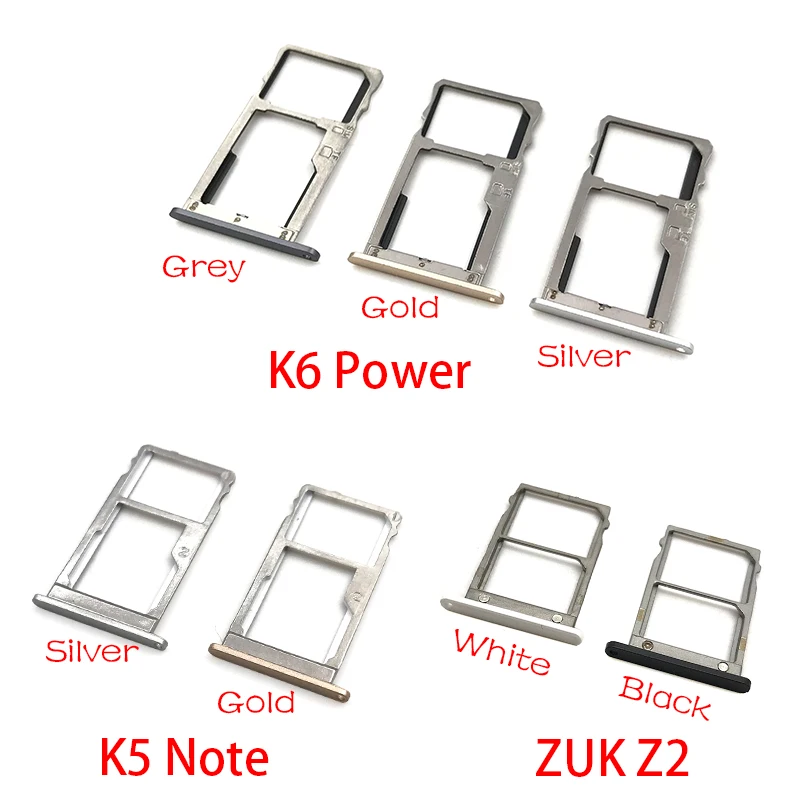 Для lenovo ZUK Z2/K5 Note/K6 power Micro Nano SIM держатель для карт лоток адаптер держателя слота разъем