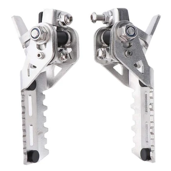 

Motorcycle Highway Front Foot Pegs Folding Footrests Clamps for BMW R1200GS LC R1200GS ADV