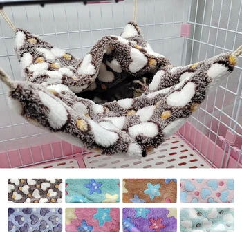 

Hanging Hammock Nap Sack Swing Bag Pet Sleeper for Ferret Rat Sugar Glider and Other Small Animals