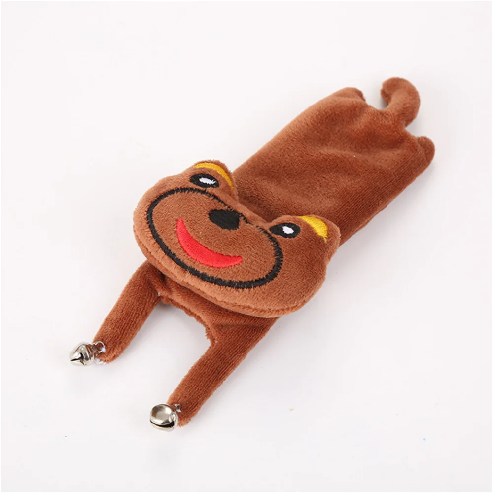 Игрушка для домашних животных, милая кошка, кролик, маленький медведь, кошка, плюшевая игрушка с колокольчиком мультяшный колокол, игрушка для кошек