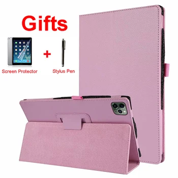 

Case For iPad PRO 12.9 2020 Gen Coque Leather Flip Stand Cover For iPad Pro12.9 2015 2017 Case Auto Sleep Wake+ Screen Film +Pen