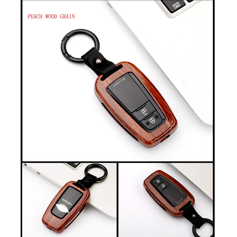 

Car Key Cover, for Toyota 2018 Camry 2018 Prado Domineering CHR Alloy Material Key Protection Decoration Accessories